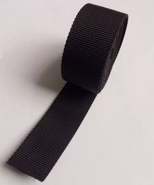 High Density Black Nylon Textile Webbing Eco Friendly With Rohs Approve