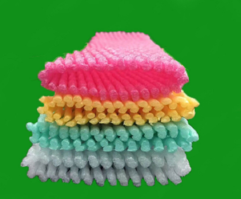 EPE LDPE Materials Fruit Packaging Net Yellow Color