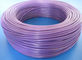 Purple Flexible PVC Tubing Flame Resistance Wire Insulation Protection